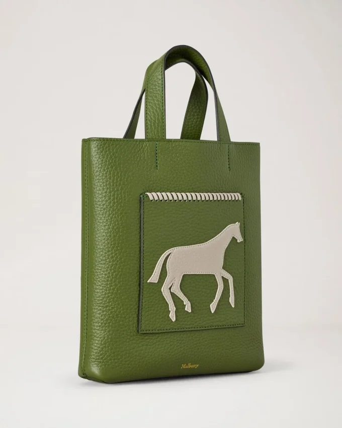 Small Tote – Chalk Horse Fern & Chalk Heavy Grain