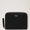 Small Zip Around Purse Black Small Classic Grain