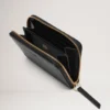 Small Zip Around Purse Black Small Classic Grain