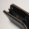 Small Zip Around Purse Black Small Classic Grain