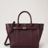 Small Zipped Bayswater Black Cherry Small Classic Grain