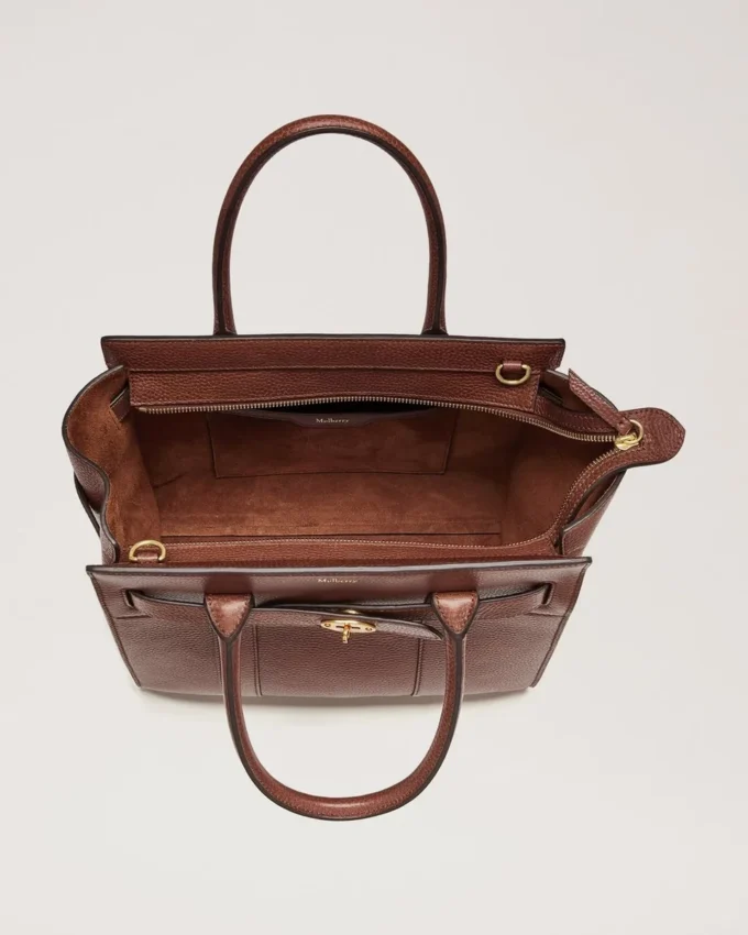 Small Zipped Bayswater Oak Two-Tone Small Classic Grain