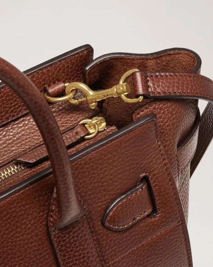 Small Zipped Bayswater Oak Two-Tone Small Classic Grain