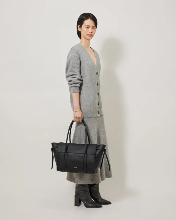 Soft Bayswater Black Heavy Grain Women