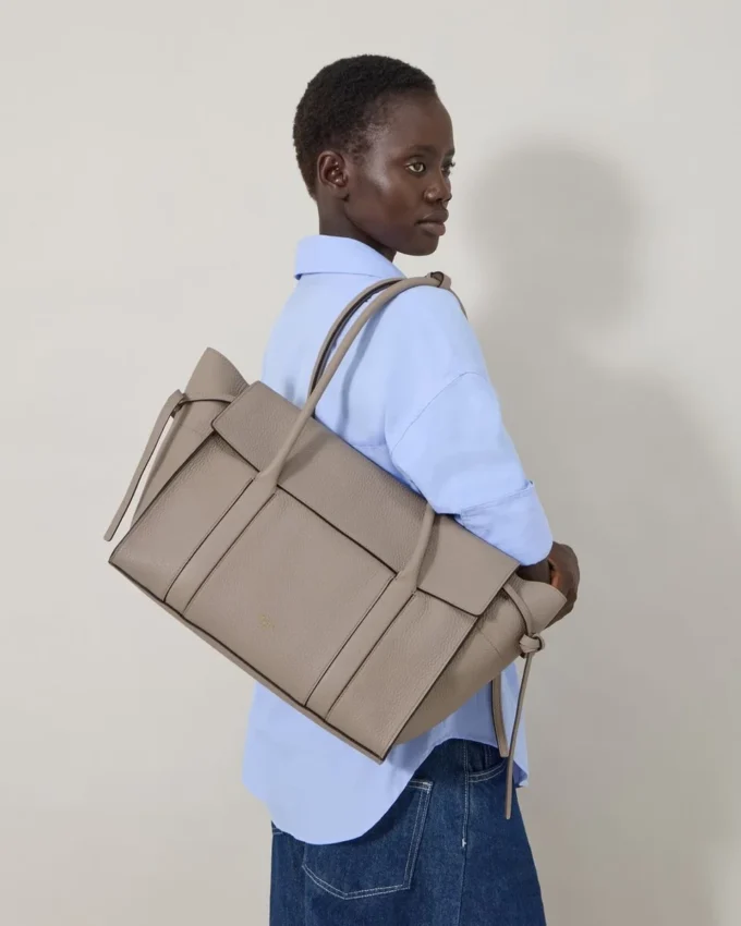 Soft Bayswater Cashmere Taupe Heavy Grain Women