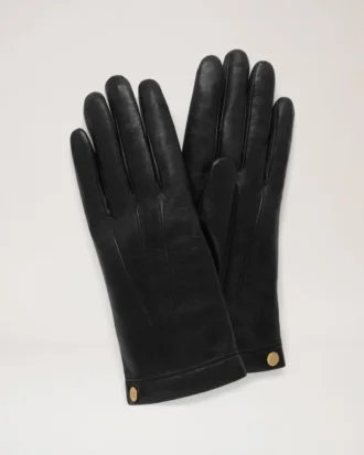 Soft Nappa Gloves Black Smooth Nappa Scarves & Hats