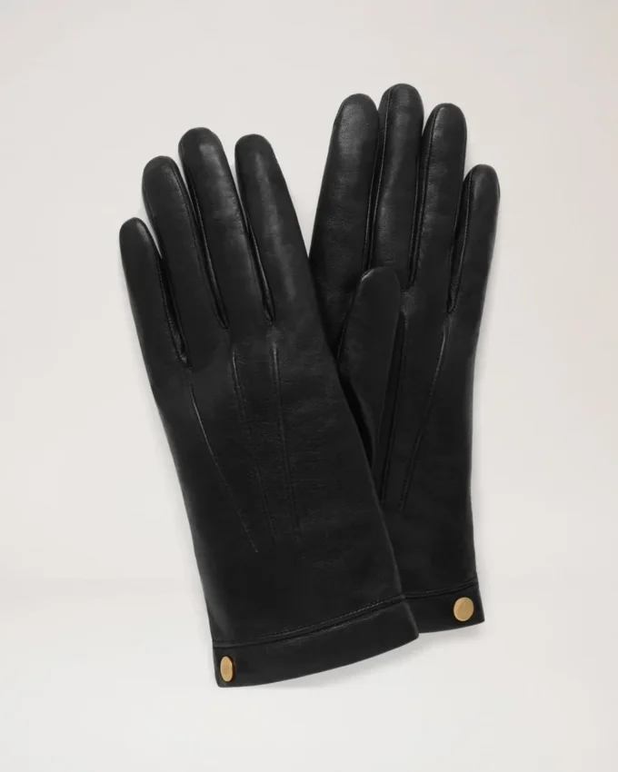 Soft Nappa Gloves Black Smooth Nappa Scarves & Hats