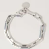 Softie Bracelet Silver Silver Plated Brass Women Softie Bracelet Silver Silver Plated Brass Women
