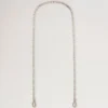 Softie Chain Strap Silver Metal Women
