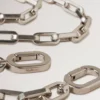Softie Chain Strap Silver Metal Women