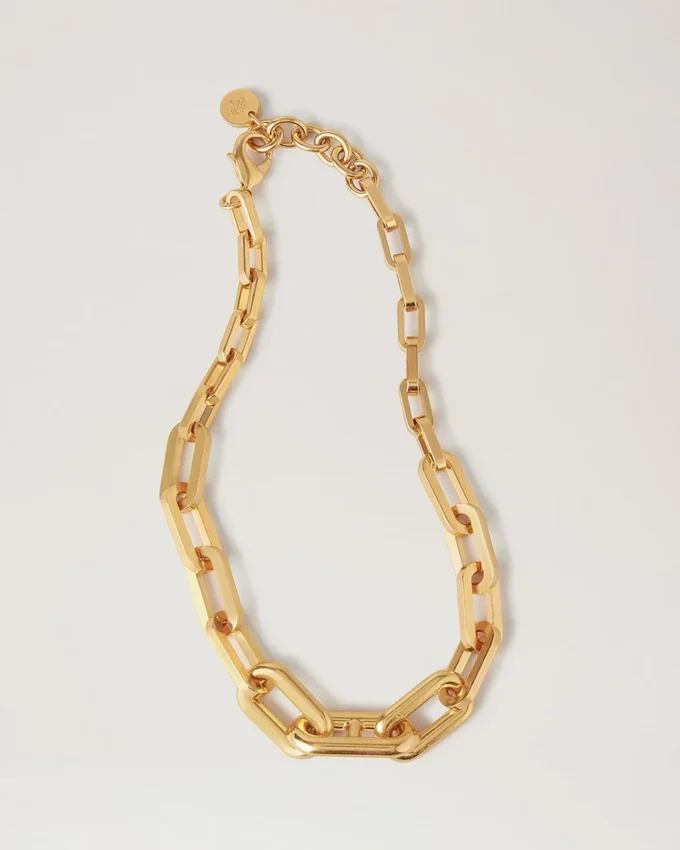Softie Chunky Necklace Gold Plated Brass Women