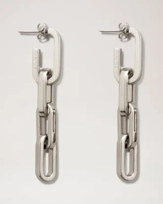 Softie Dropped Earrings Silver Plated Brass Women