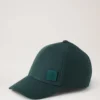Solid Baseball Cap Mulberry Green Cotton Men