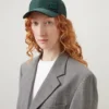 Solid Baseball Cap Mulberry Green Cotton Men