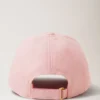 Solid Baseball Cap Powder Rose Organic Cotton Women