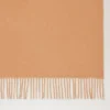 Solid Merino Wool Scarf Camel Merino Wool Women