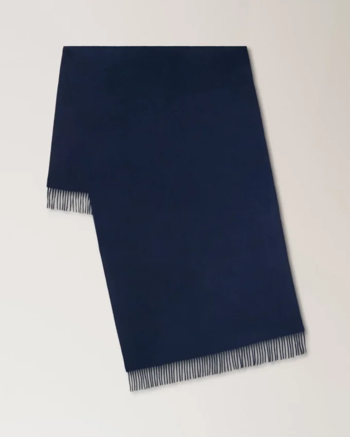 Solid Merino Wool Scarf Night Sky Merino Wool Women