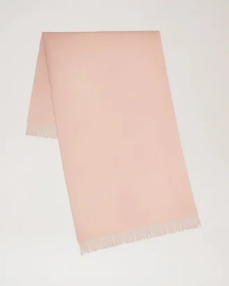 Solid Merino Wool Scarf Rosewater Merino Wool Women