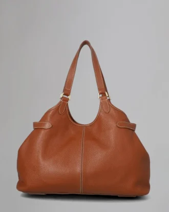 Somerset Tote Pre-Loved Oak Pebble Leather Pre-Loved Bags
