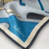 Square Scarf – Bayswater Workshop Light Grey Silk Twill