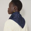 Square Scarf – Leopard Night Sky Silk Twill Women