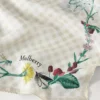Square Scarf – Riverside Floral Eggshell Silk Twill