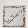 Square Scarf – Wild Floral Eggshell Silk Twill Women
