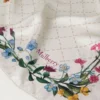 Square Scarf – Wild Floral Eggshell Silk Twill Women