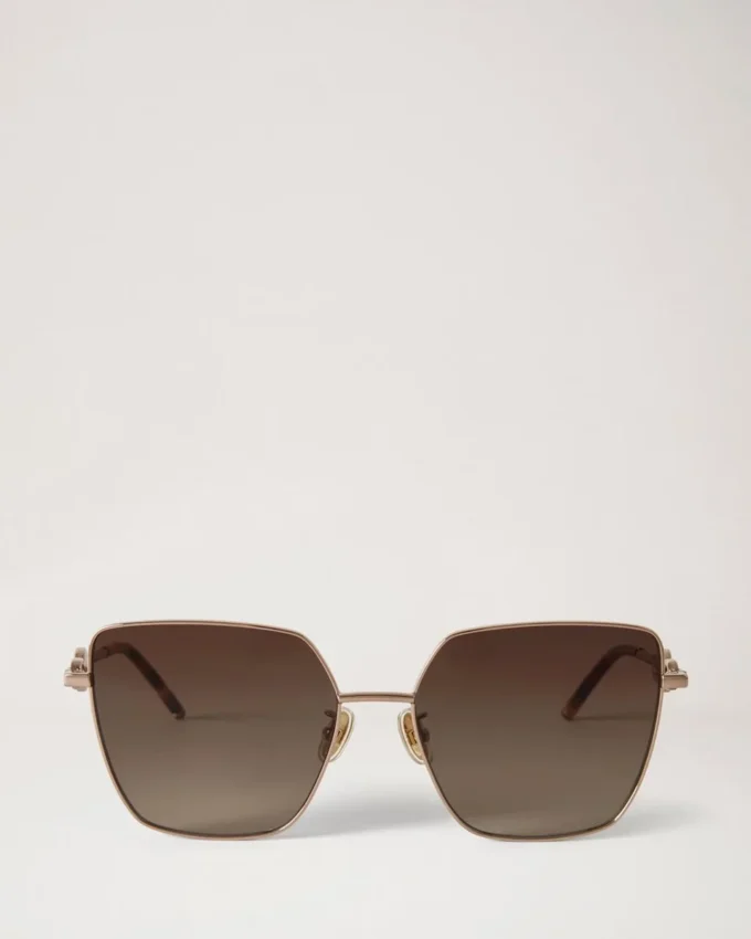 Tallulah Sunglasses Oak Metal & Bio Acetate Women