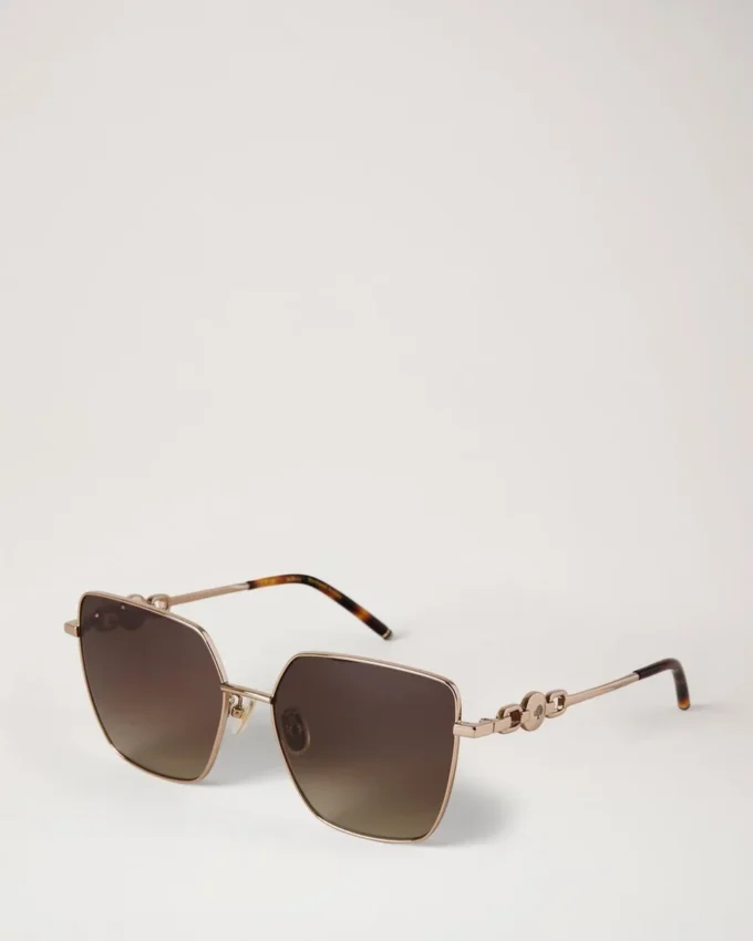 Tallulah Sunglasses Oak Metal & Bio Acetate Women
