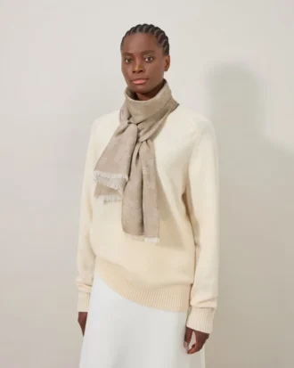Tamara Scarf Camel Cotton Scarves & Hats