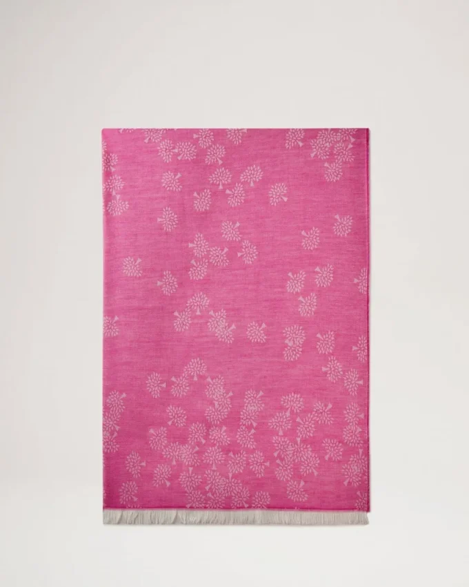 Tamara Scarf Mulberry Pink Cotton Women