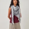 Tamara Square Grey Cotton Women