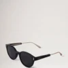 Taylor Sunglasses Black Bio Acetate & Metal Women