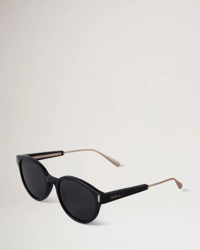 Taylor Sunglasses Black Bio Acetate & Metal Women