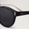 Taylor Sunglasses Black Bio Acetate & Metal Women
