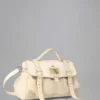 Travel Day Bag Pre-Loved Marshmallow White Mixed Material-Hairc