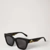 Vera Sunglasses Black & Tortoiseshell Bio Acetate