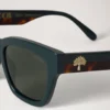 Vera Sunglasses Mulberry Green & Tortoiseshell Bio Acetate