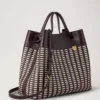 Woven Tote Ebony & Eggshell Woven Leather Gifts for Her