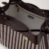 Woven Tote Ebony & Eggshell Woven Leather Gifts for Her